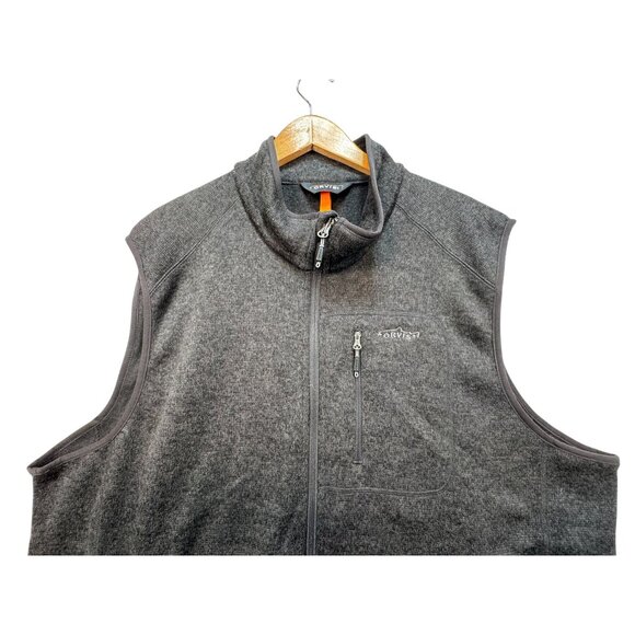 Orvis Mens Full Zip Vest XXL Dark Gray Sleeveless Outerwear Pockets - Picture 8 of 15